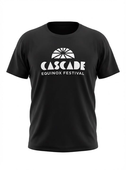 Black Youth Cascade Logo T-Shirt