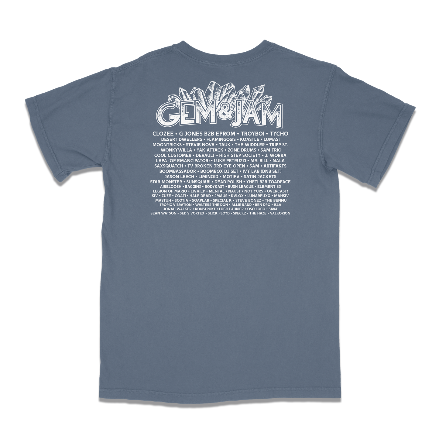 Gem & Jam 2026 Event T-Shirt