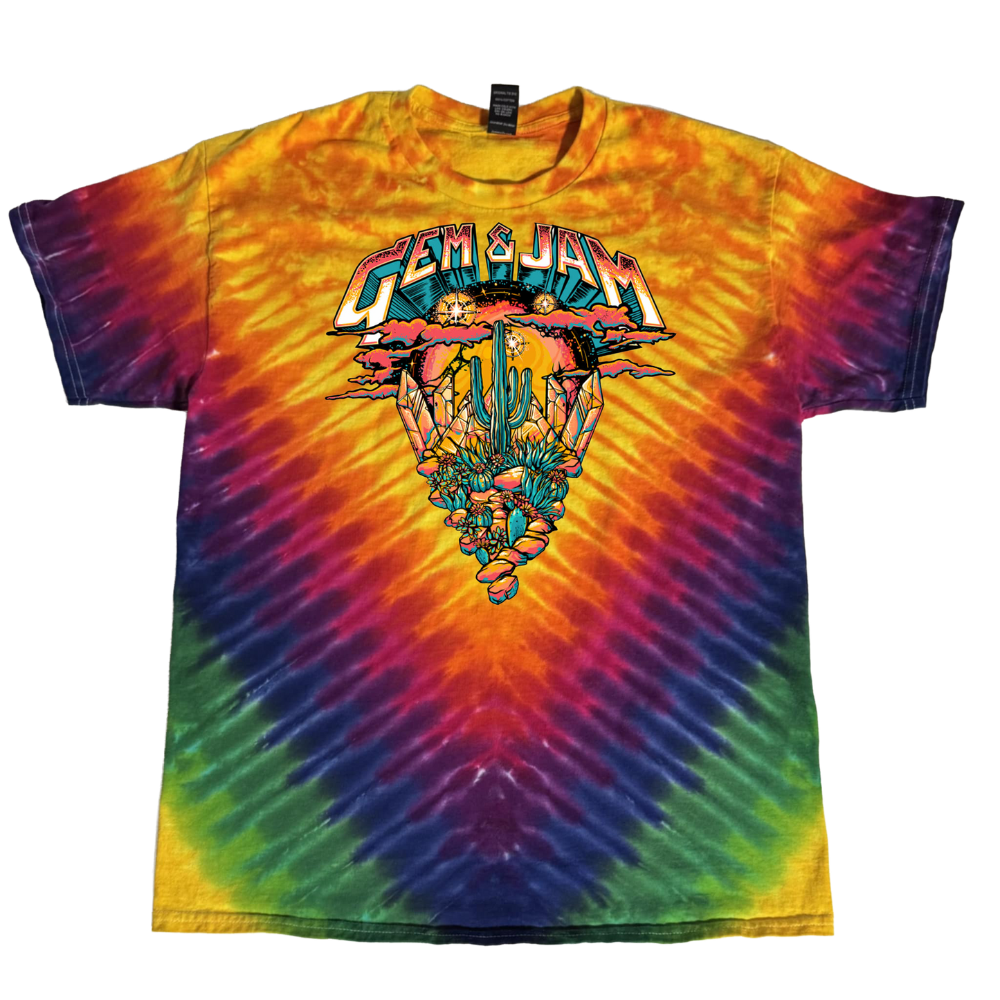 Gem & Jam 2026 Tie-Dye Event Tee